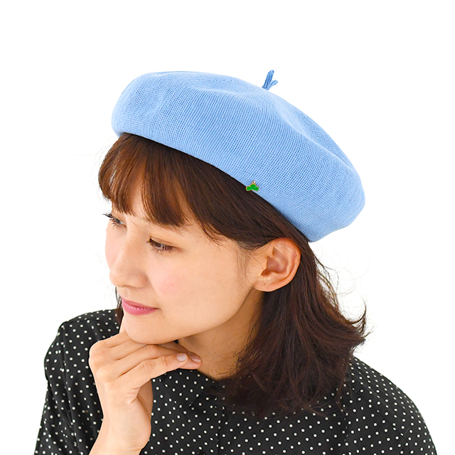 おそ松さん｜松ニットベレー帽（カラ松カラー）：着用イメージ