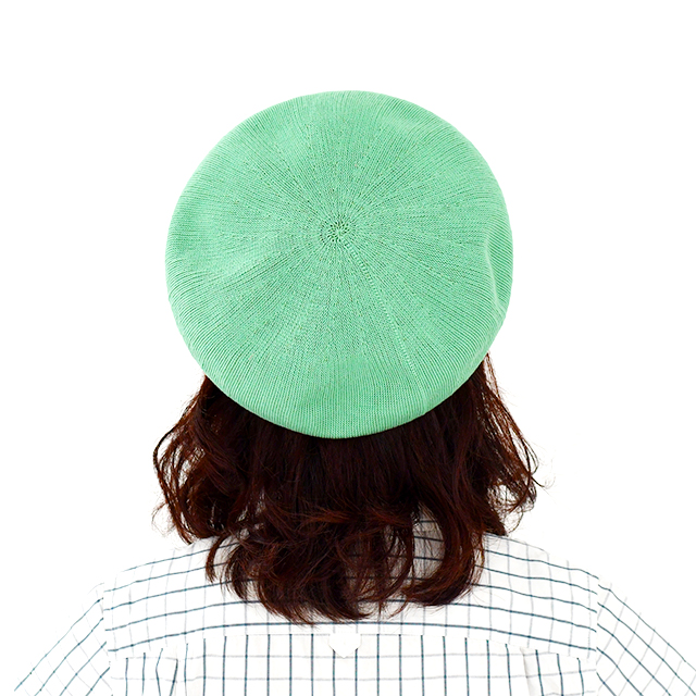 おそ松さん｜松ニットベレー帽（チョロ松カラー）：バック