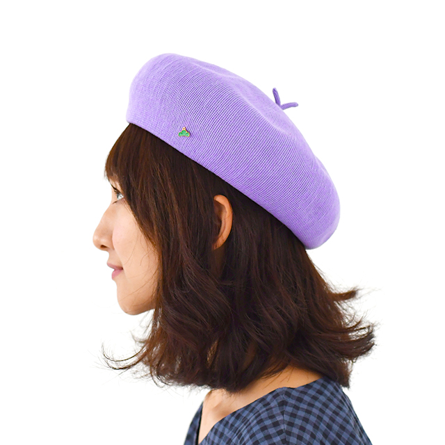 おそ松さん｜松ニットベレー帽（一松カラー）：サイド