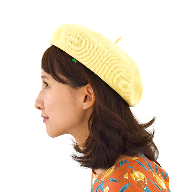 おそ松さん｜松ニットベレー帽（十四松カラー）：サイド