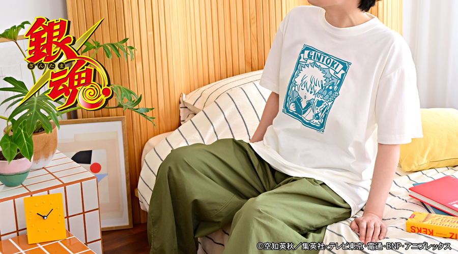 銀魂｜クルーネックTシャツ（坂田銀時）｜アニ中ストア