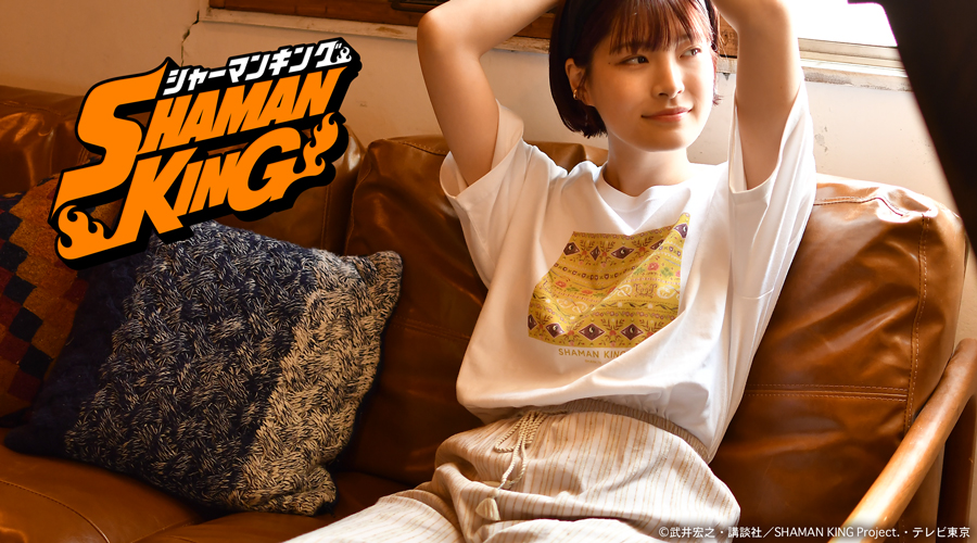 SHAMAN KING｜ビッグTシャツ（道 蓮）｜アニ中ストア