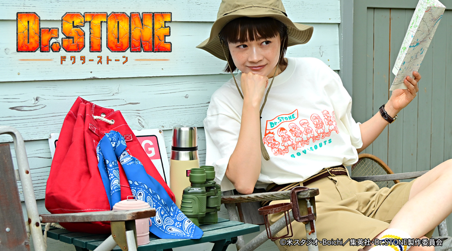 Dr.STONE｜クルーネックTシャツA｜アニ中ストア