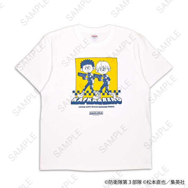 怪獣８号｜クルーネックTシャツ（日比野 カフカ・市川 レノ）｜アニ中ストア